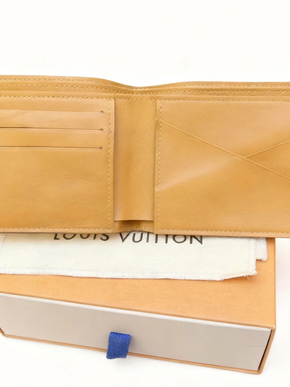 Louis Vuitton Yellow Damier Bifold Wallet